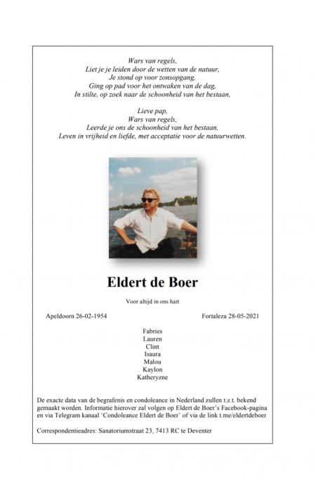 E de Boer